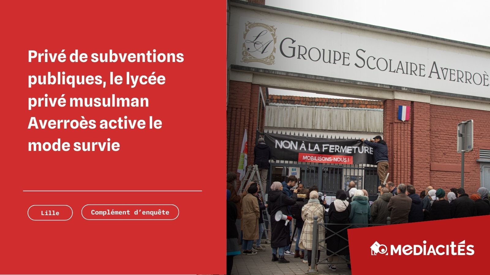 Privé De Subventions Publiques, Le Lycée Privé Musulman Averroès Active ...