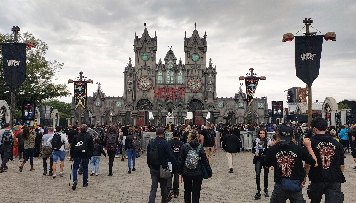 L'entrée du Hellfest 2024. Photo : Antony Torzec