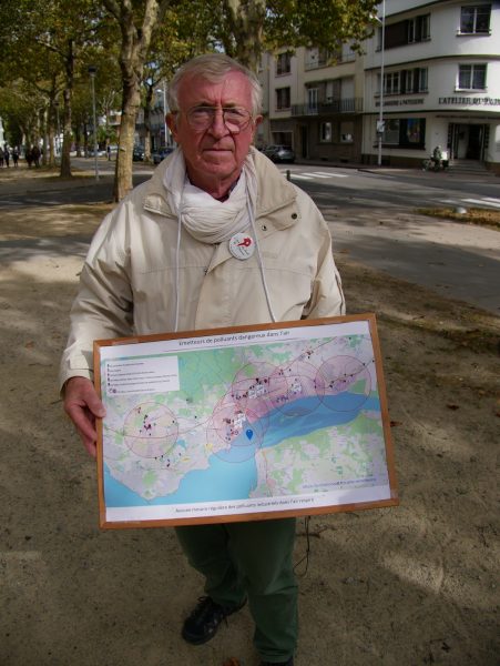 Didier Ott, installé à Pornichet depuis 2018, est devenu un véritable expert des différentes pollutions dans le bassin nazairien. Photo Samy Archimède