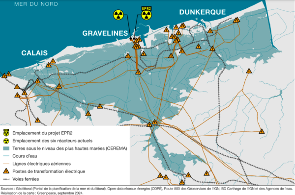 Carte des EPR