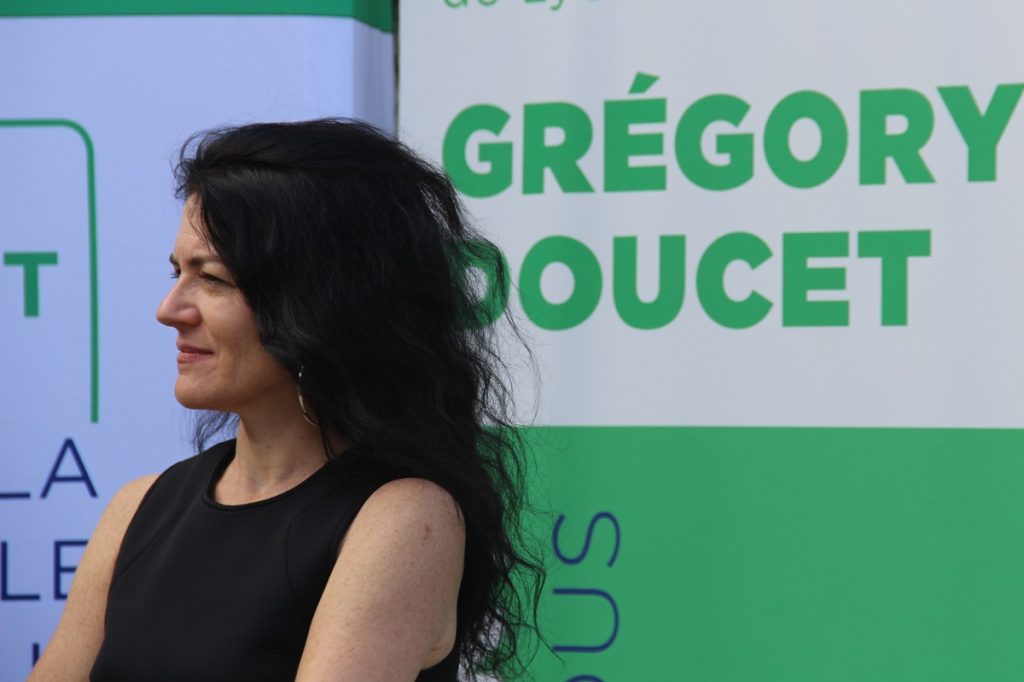 Nathalie Perrin‐Gilbert se réaffirme en adversaire de gauche de Grégory Doucet