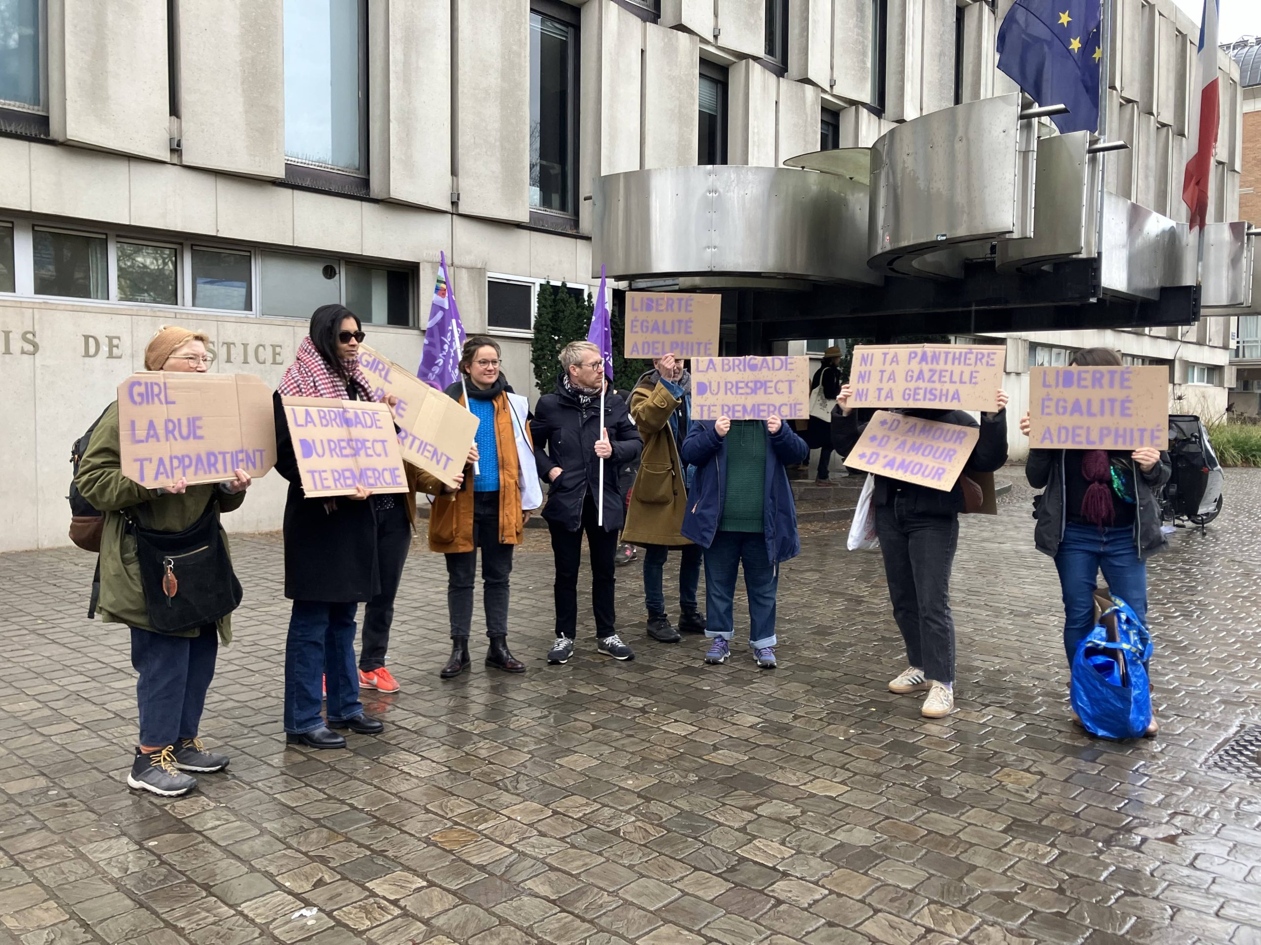 La Brigade du Respect intervient depuis cinq ans dans l'espace public pour lutter contre le harcèlement de rue et pour défendre les droits des femmes. Photo DR Mediacités.