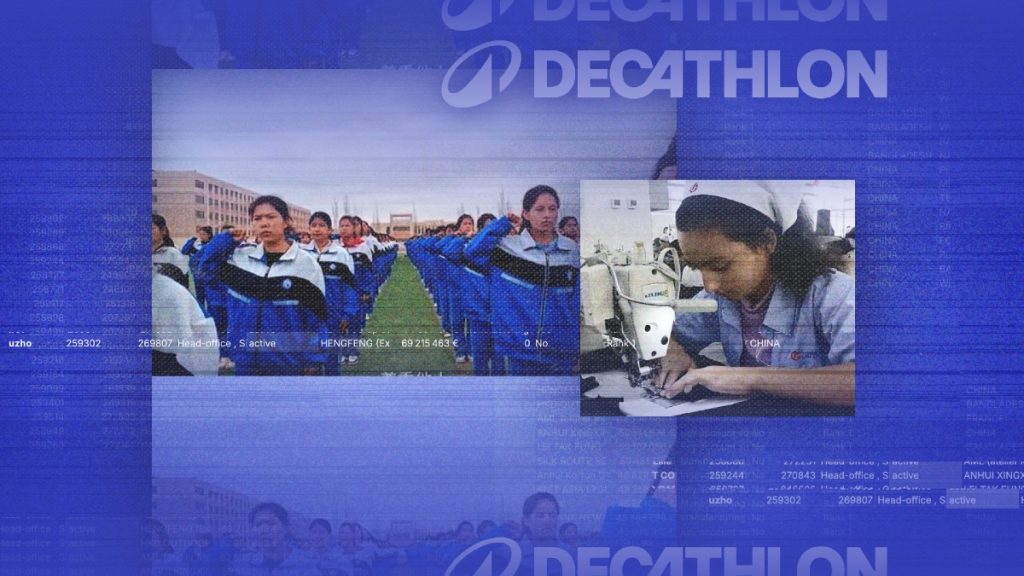 Enquête vidéo : Decathlon profite du travail forcé des Ouïghours en Chine